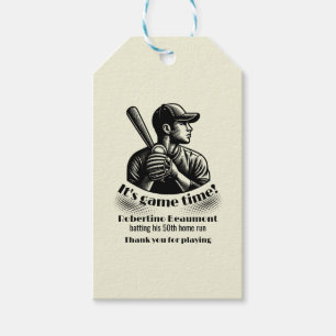 Vintage-Baseballspieler Herren 50. Geburtstag Geschenkanhänger