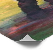 Vintage Baseballspieler Poster (Ecke)