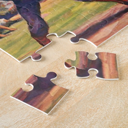 Vintage Baseballspieler Puzzle (Seite)