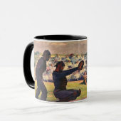 Vintage Baseballspieler Tasse (Vorderseite Links)