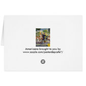 Vintage Baseballspieler und Polizeiwache (Rückseite Horizontal)