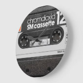 Vintage BASF-Kassette: Sammlerelement Große Wanduhr (Winkel)