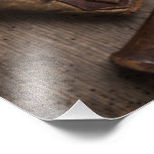 Vintage Basisausrüstung Fotodruck (Ecke)