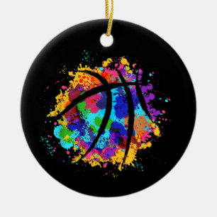 Vintage Basketball Grafikdesign Cooler Basketball Keramik Ornament