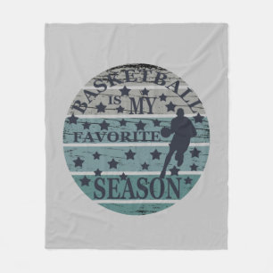 Vintage Basketball ist meine Lieblings-Saison Fleecedecke
