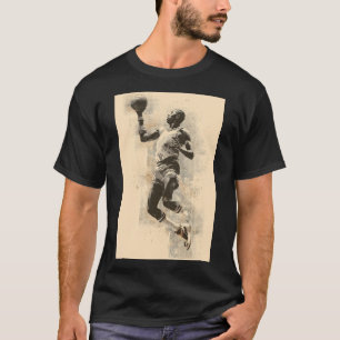 Vintage-Basketball-Layup — Halftone-Sportillustrat T-Shirt