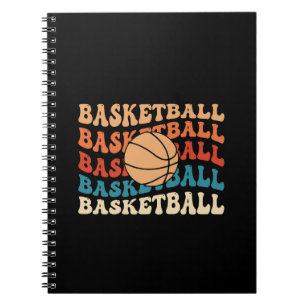 Vintage Basketball Retro Sporttypografie Notizblock