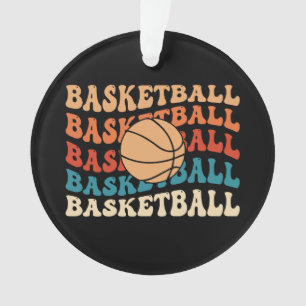 Vintage Basketball Retro Sporttypografie Ornament