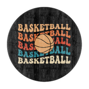 Vintage Basketball Retro Sporttypografie Schneidebrett