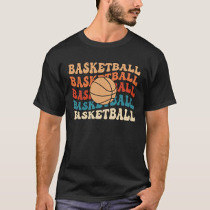 Vintage Basketball Retro Sporttypografie T-Shirt