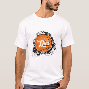 Vintage-Basketball-Vater Basketball-Familie passen T-Shirt
