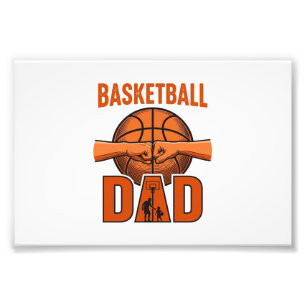 Vintage Basketball-Vater-Shirt-Design_1 Fotodruck