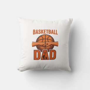 Vintage Basketball-Vater-Shirt-Design_1 Kissen