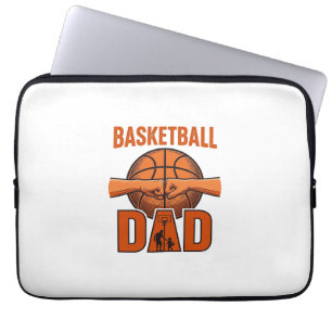 Vintage Basketball-Vater-Shirt-Design_1 Laptopschutzhülle