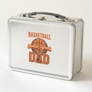 Vintage Basketball-Vater-Shirt-Design_1 Metall Brotdose