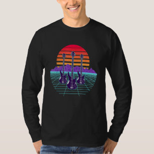 Vintage-Bassist-Spieler - Bass-Gitarre-Gitarrist-M T-Shirt