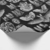 Vintage Bat-Illustrationen Geschenkpapier (Ecke)