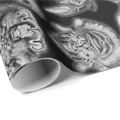 Vintage Bat-Illustrationen Geschenkpapier (Rolleneckpunkt)