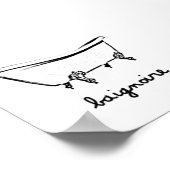 VINTAGE BATHTUB POSTER (Ecke)