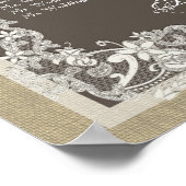 Vintage Bauart Poster (Ecke)