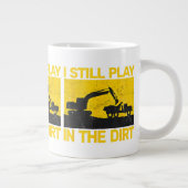 Vintage Bauausrüstung, schwere Arbeit für Jumbo-Tasse (Rechts)