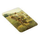 Vintage Bauer, Zurück in den landwirtschaftlichen  Magnet (Rechte Seite)