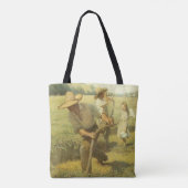 Vintage Bauer, Zurück in den landwirtschaftlichen  Tasche (Rückseite)