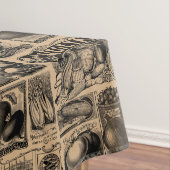 Vintage Bauern Markt Gemüsegarten Muster Tischdecke (Beispiel)