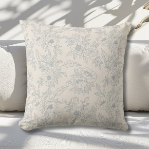 Vintage Bauernhäuser Hütten Blume Kissen