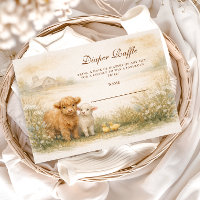 Vintage-Bauernhoftiere-Wiesen-Diaper-Raffle