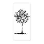 Vintage Baum Gummistempel (Prägung)