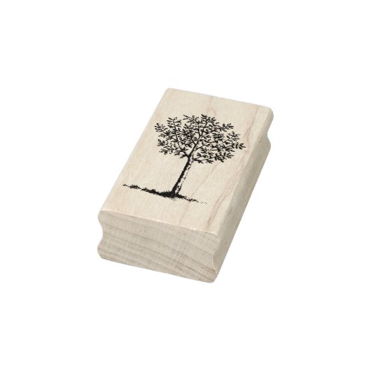 Vintage Baum Gummistempel (Stempel)