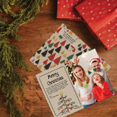 Vintage Bäume Charm: Frohe Weihnachten Foto