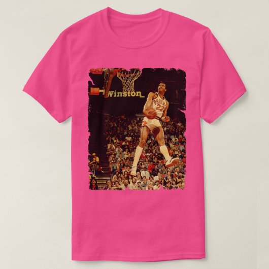 Vintage Bauweise von Basketball T-Shirt (Design vorne)