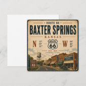 Vintage Baxter Springs Highway Heritage (Vorne/Hinten)