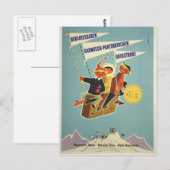 Vintage Bayerische Alpen Berchtesgaden Deutschland Postkarte (Vorne/Hinten)