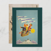 Vintage Bayerische Alpen Reisen Postkarte (Vorne/Hinten)