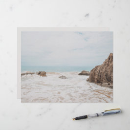 Vintage beach aesthetic scrapbook paper