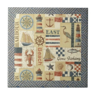 Vintage Beach Comber Fliese