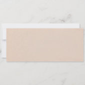 Vintage Beach-Hochzeiten mit RSVP-Karten Einladung (Rückseite)