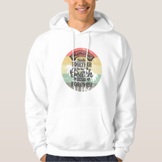 Vintage Beach Memories Quote Graphic Design T-Shir Hoodie