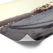 Vintage Beach Santa Barbara Poster (Ecke)