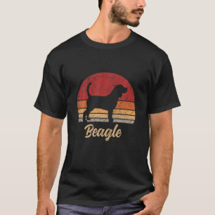 Vintage-Beagle-Hund Haustierliebhaber Männer Fraue T-Shirt