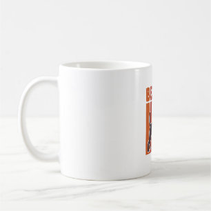 Vintage-Beagle-Hund Retro-Streifen-Vektor-Design_1 Kaffeetasse