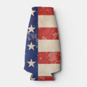 Vintage beängstigende amerikanische Flagge Flaschenkühler (Vorderseite)