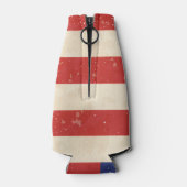 Vintage beängstigende amerikanische Flagge Flaschenkühler (Rückseite)
