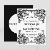 Vintage Bearbeitung von Rahmen oder Hochzeitarbeit (Vorne/Hinten)