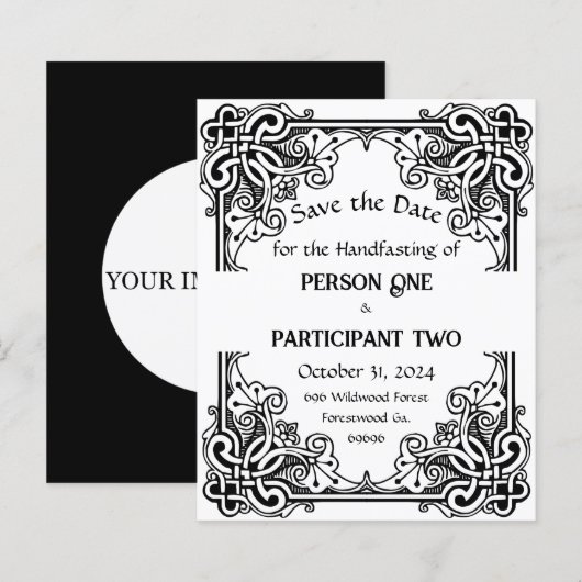 Vintage Bearbeitung von Rahmen oder Hochzeitarbeit (Vorne/Hinten)