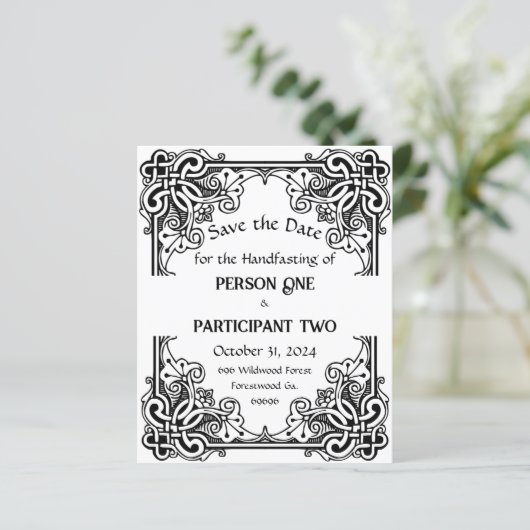 Vintage Bearbeitung von Rahmen oder Hochzeitarbeit (Stehend Vorderseite)