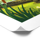 Vintage Beaumont Texas Poster (Ecke)